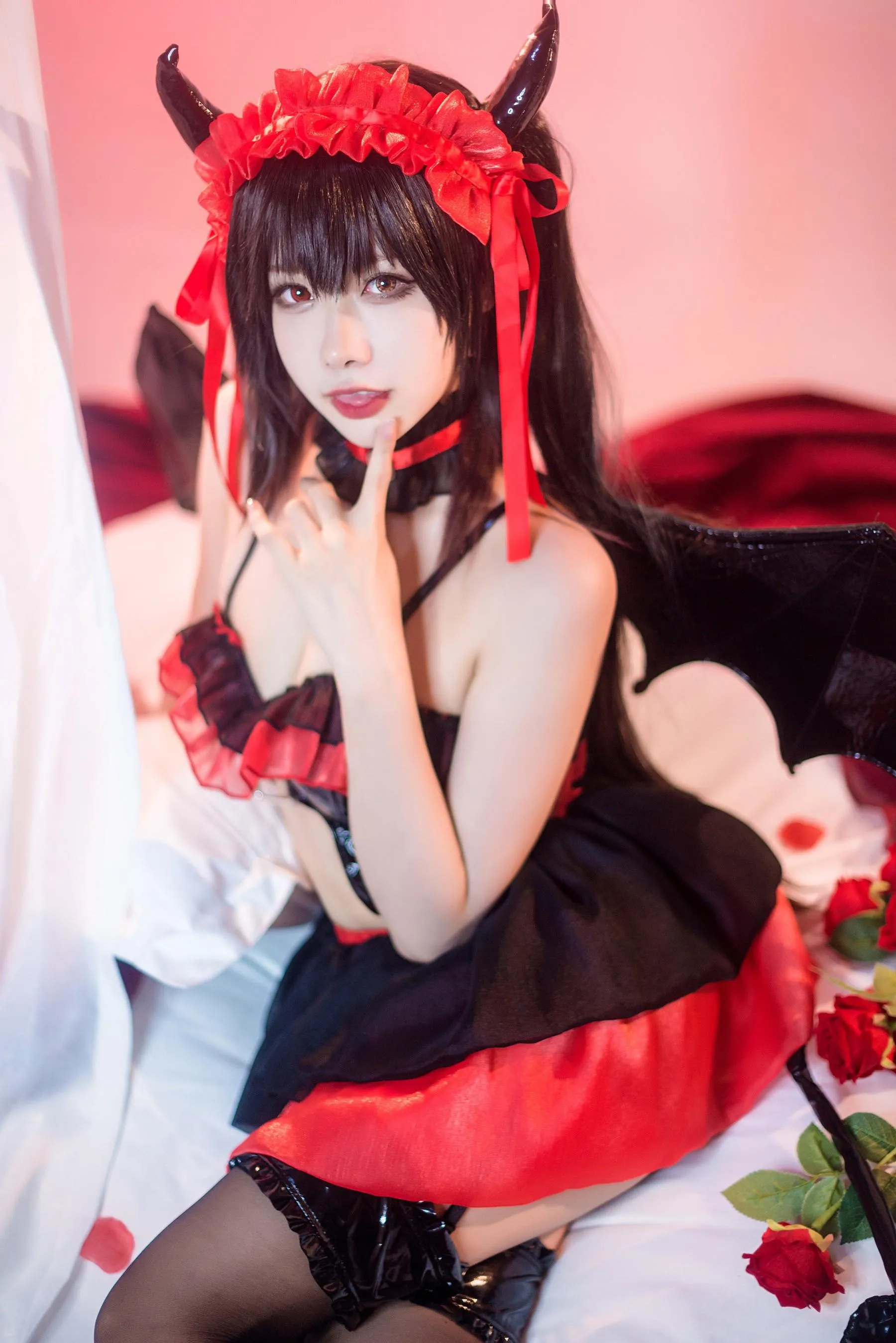 Momoko葵葵 – NO.33 时崎狂三小恶魔 [18P]插图1